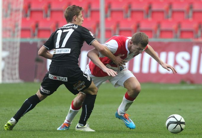 SK Slavia - Viktoria Plzeň: Hrošovský, Necid