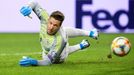 fotbal, kvalifikace ME 2020, Slovensko - Wales, brankář Wayne Hennessey