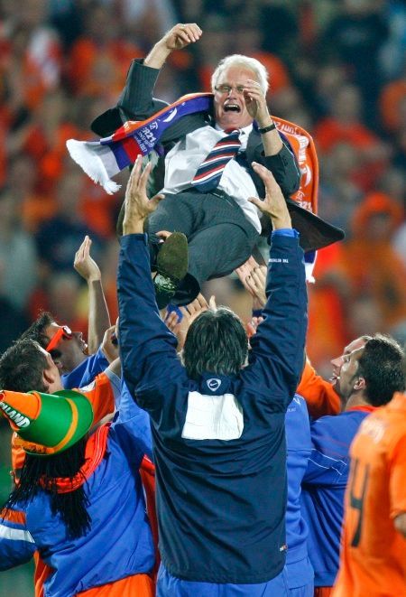 Trenér Nizozemců Foppe de Haan