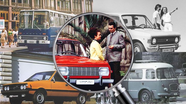 Automobilový zeměpis pro pokročilé. Najdete na mapě továrny socialistických značek?
