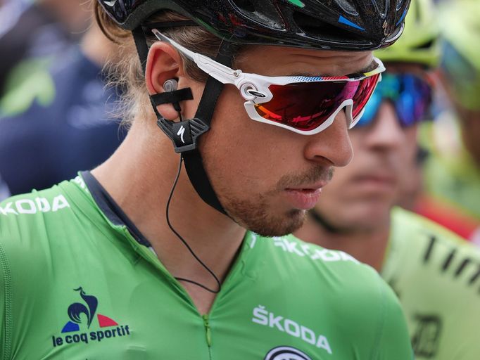 Peter Sagan na Tour de France 2016, start etapy v Carcassonne