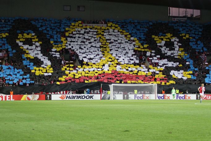 EL, Slavia-Maccabi: slávistické choreo