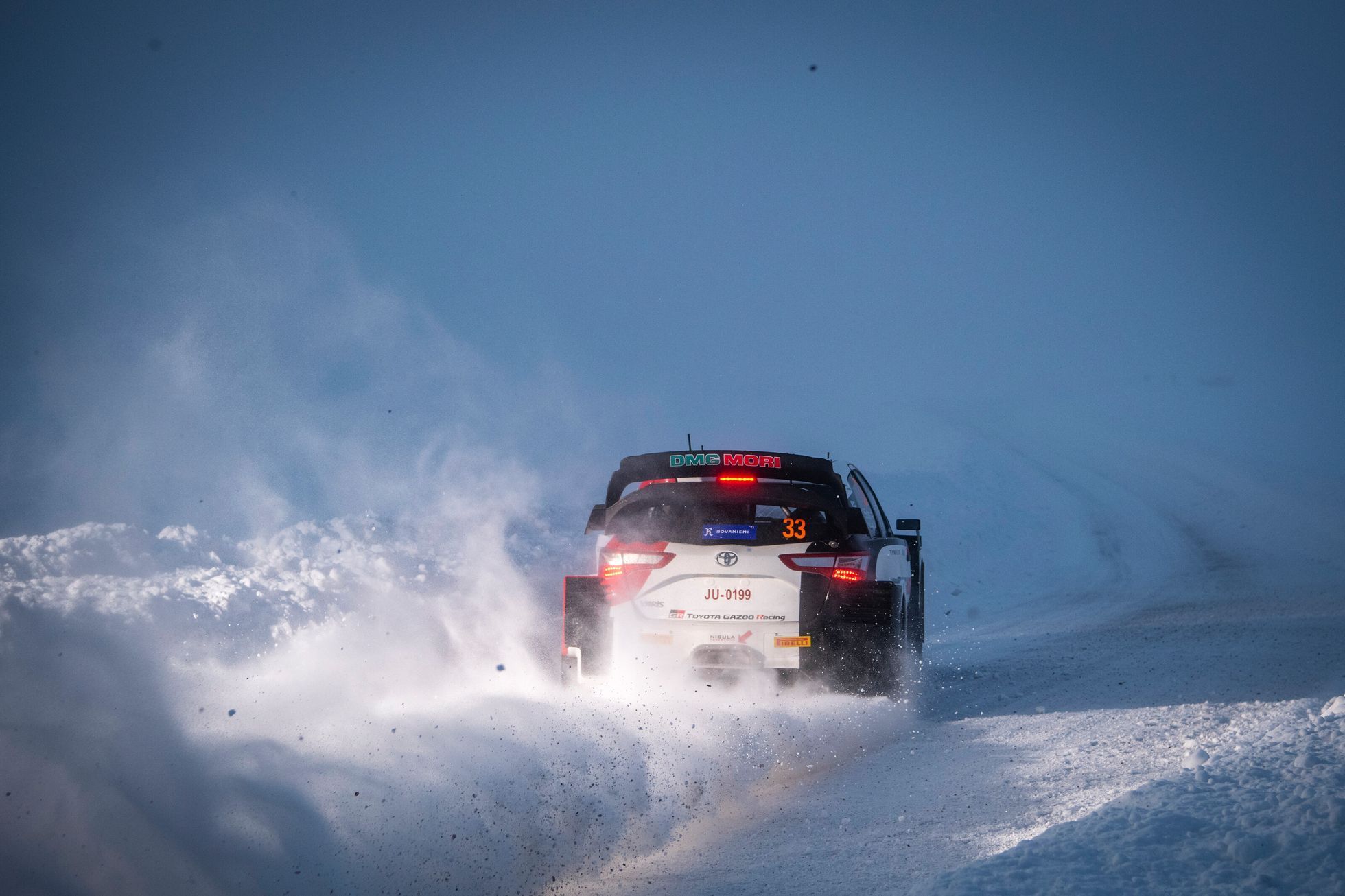 Elfyn Evans, Toyota na trati Arktické rallye 2021