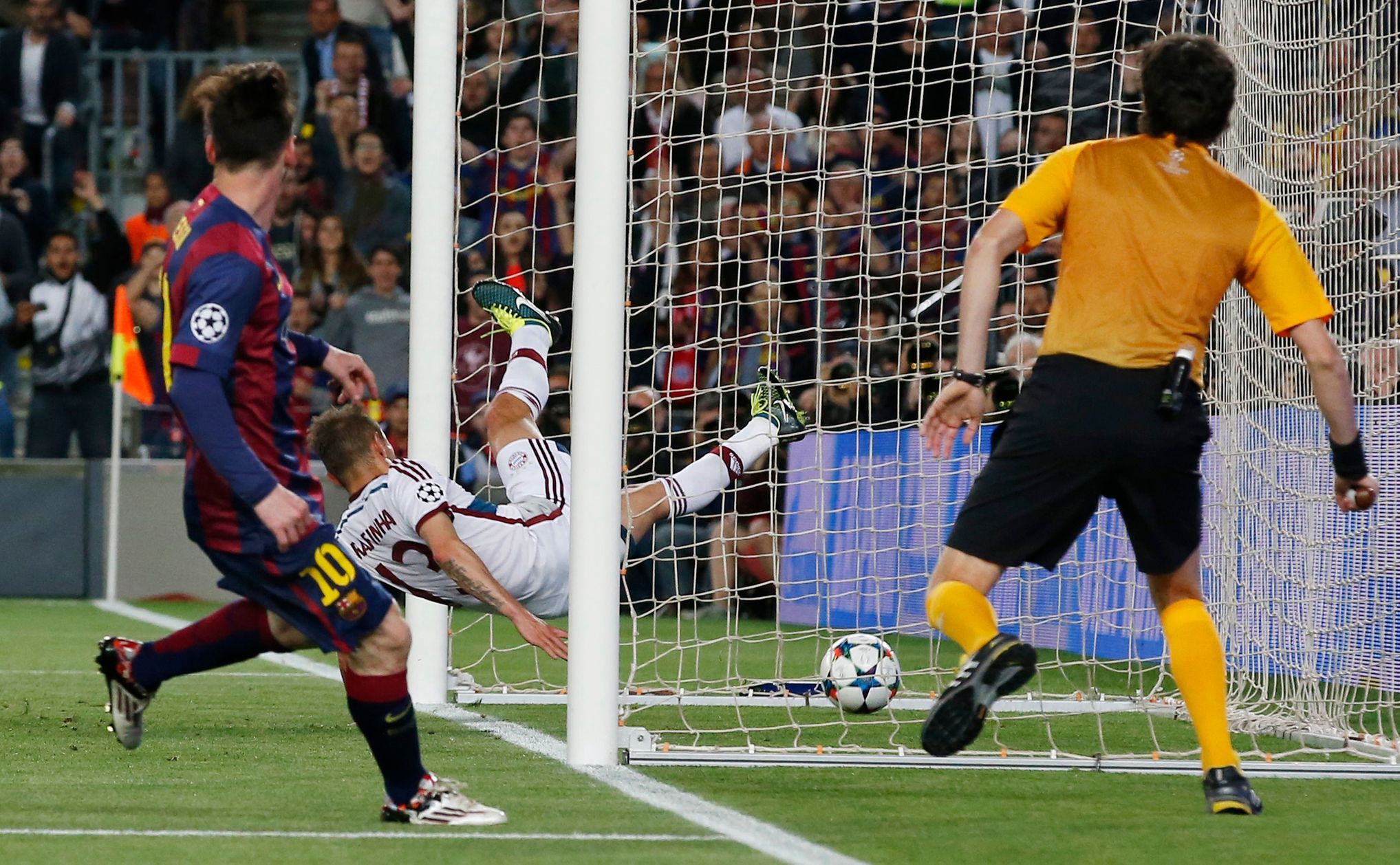 LM, Barcelona-Bayern: Lionel Messi dává druhý gól
