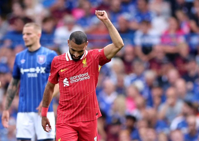 Mohamed Salah, Ipswich - Liverpool