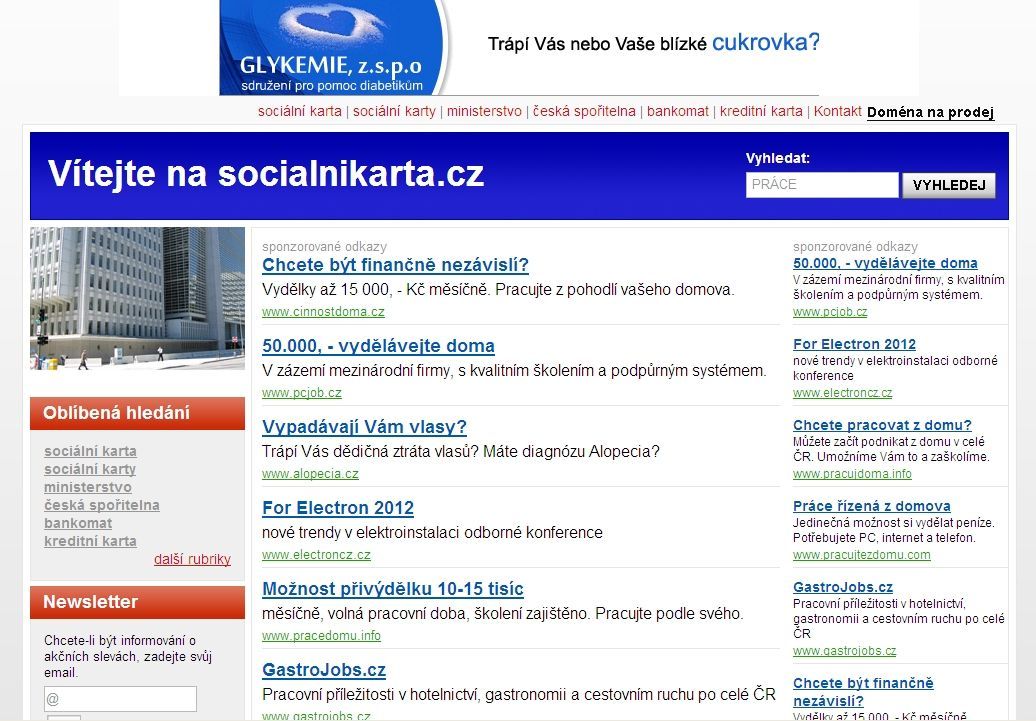 Doména socialnikarta.cz