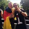 Selfies Němců vracejících se z MS domů