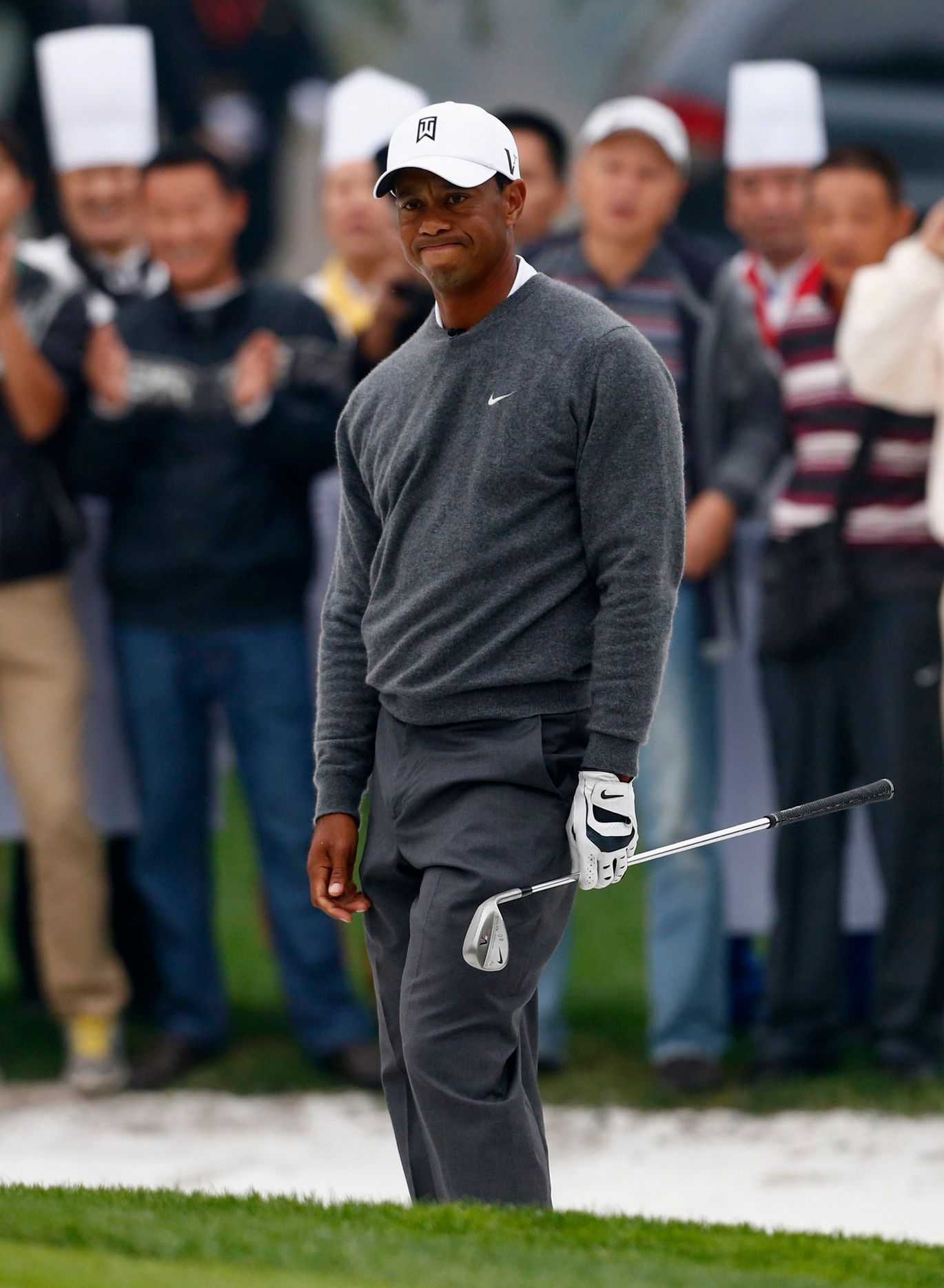 Čínská exhibice mezi Rorym McIlroyem a Tigerem Woodsem