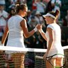 Petra Kvitová a Madison Brengleová ve druhém kole Wimbledonu 2017