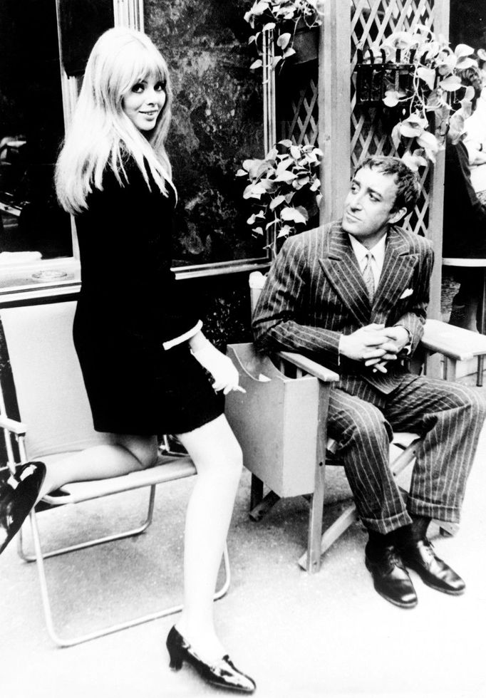 Peter Sellers se svojí manželkou Britt Eklandovou v roce 1967. Jejich manželství bylo bouřlivé a často medializované.