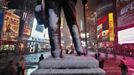 Snow gathers on the statue of George M. Cohan in New York's Times Square, November 7, 2012. A wintry storm dropped snow on the Northeast and threatened to bring dangerous winds and flooding to a region still climbing out from the devastation of superstorm Sandy. REUTERS/Brendan McDermid (UNITED STATES - Tags: DISASTER ENVIRONMENT) Published: Lis. 8, 2012, 1:47 dop.