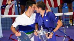 Tenis: US Open 2021, finále, Novak Djokovič, Daniil Medveděv