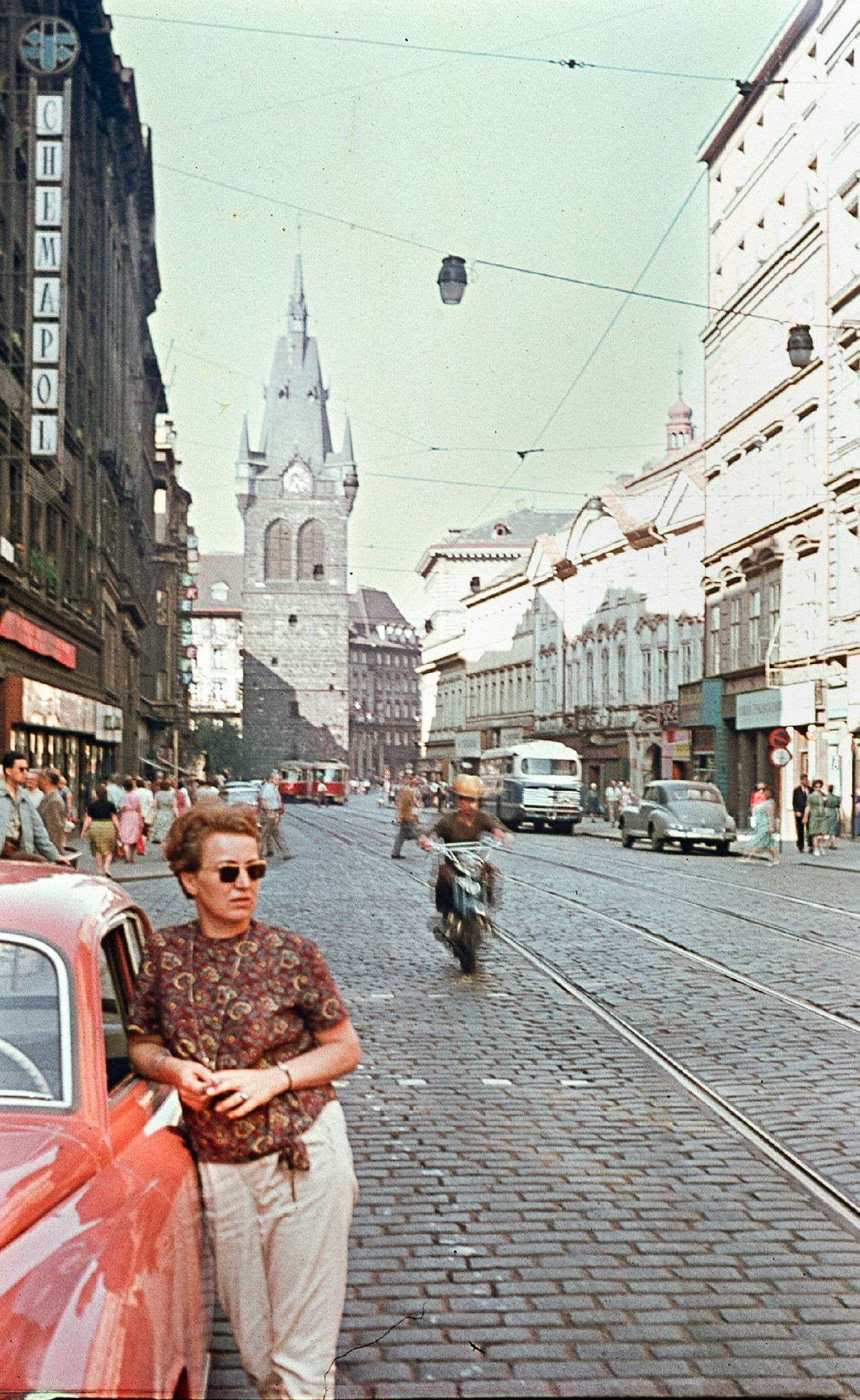 Barevné fotografie, retro, Československo, domácí