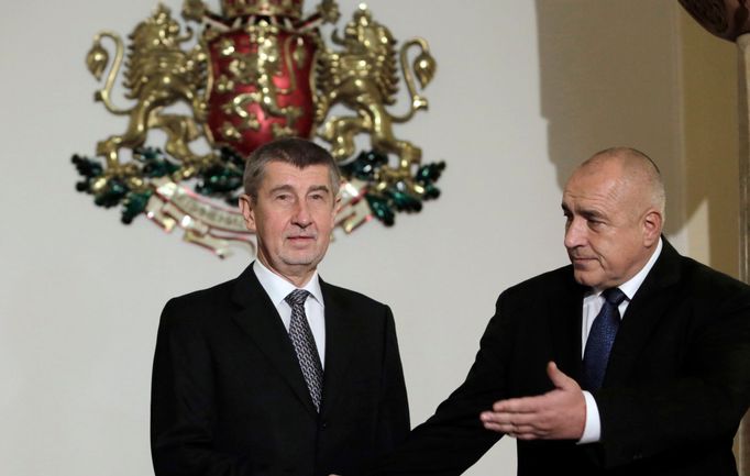 Andrej Babiš na návštěvě Bulharska, během které se sešel se svým protějškem Bojkem Borisovem.