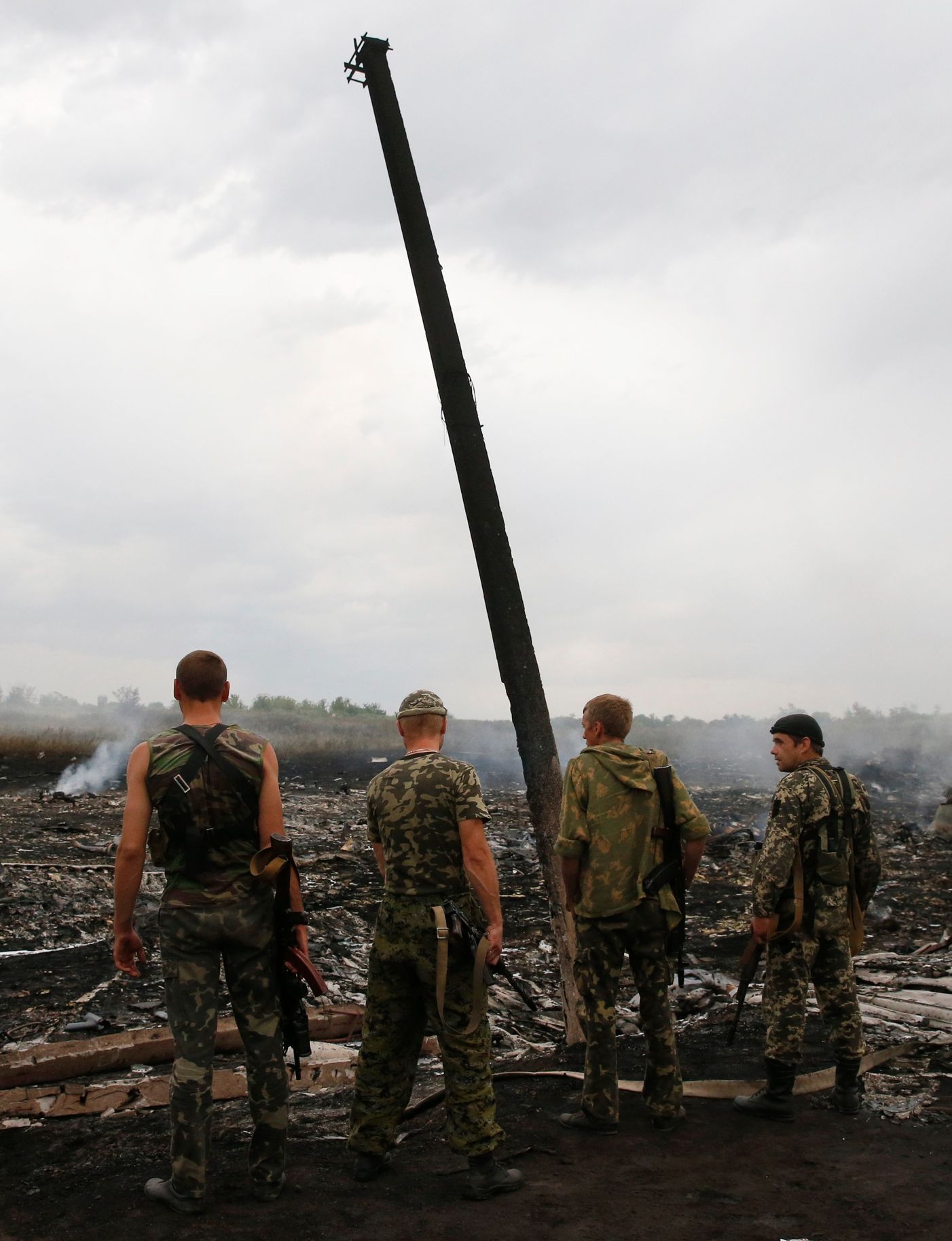 Ukrajina - zřícené letadlo - MH17