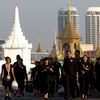 Bangkok, Thajsko. Pohřeb thajského krále, pětidenní ceremonie