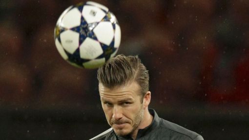 Fotbal, Liga mistrů, Paris St Germain - Valencie: David Beckham
