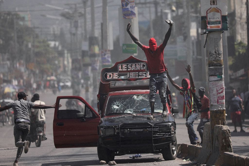 Haiti demonstrace
