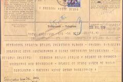 Historický telegram vynesl Čechovi zlato