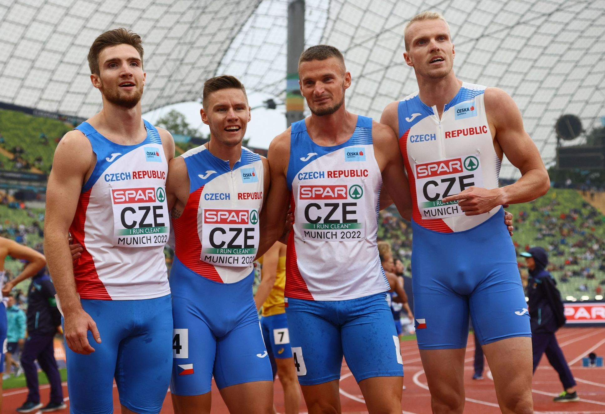 Česká štafeta na 4x400 m na ME v atletice v Mnichově 2022