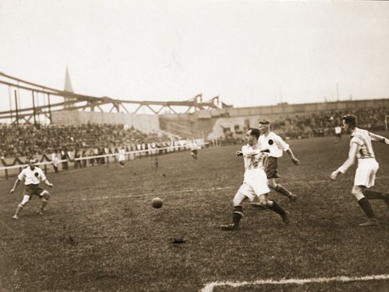 DFC Prag vs. Hertha Berlín (cirka 1925)