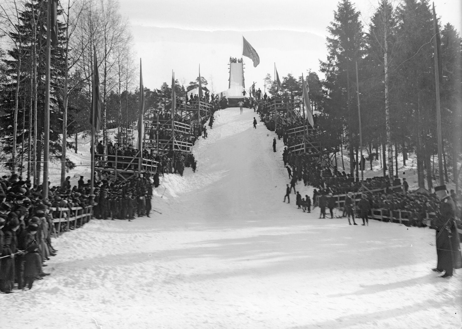 Skoky na lyžích - historie