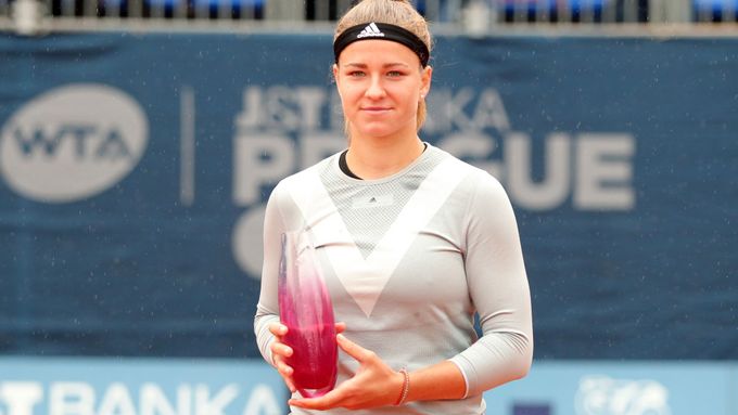 Karolína Muchová hrála v Praze své první finále na okruhu WTA.
