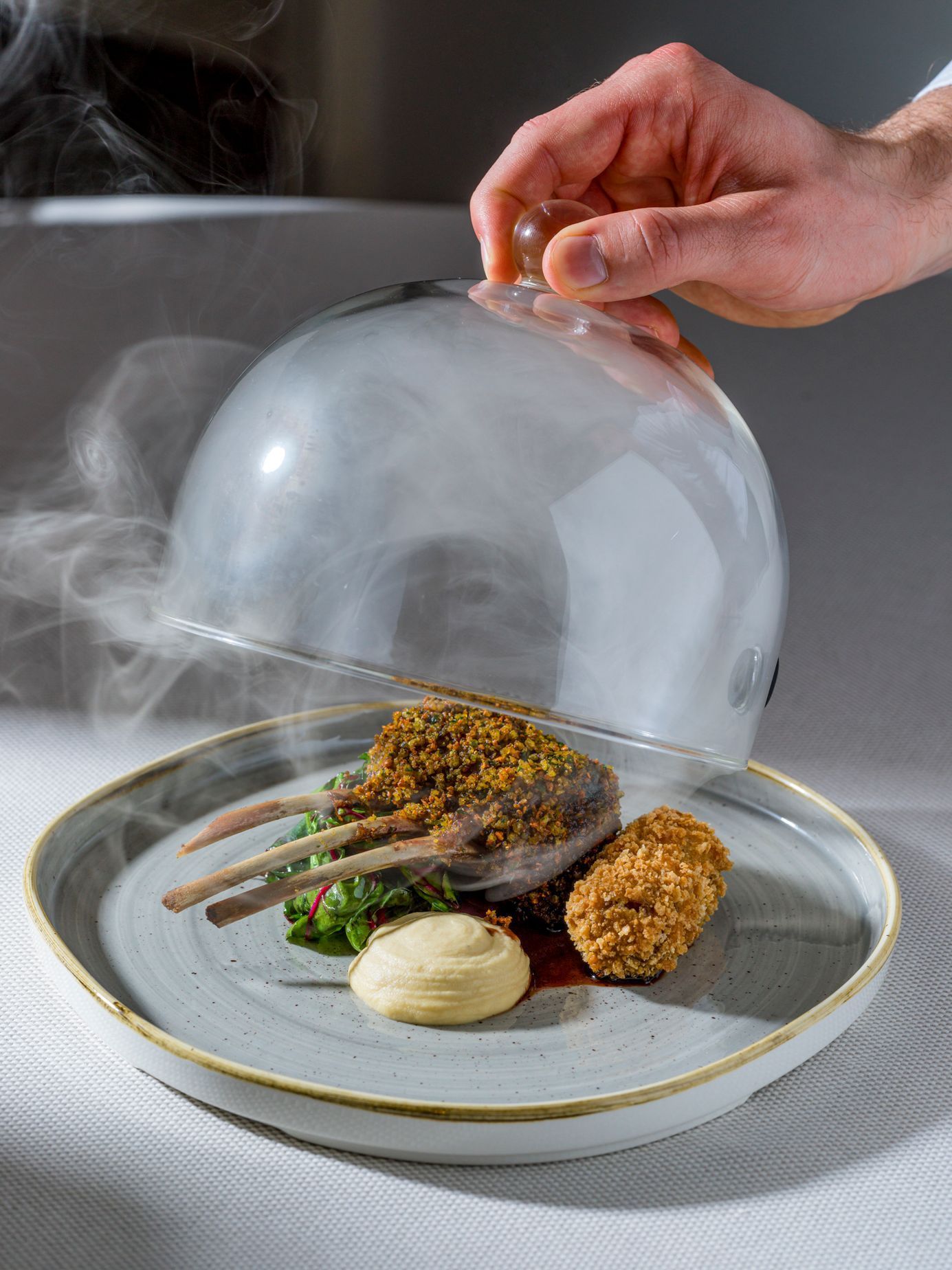 Restaurace Monastiq v hotelu Mandarin Oriental