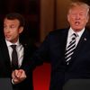 Emmanuel Macron na návštěvě u Donalda Trumpa v Bílém domě