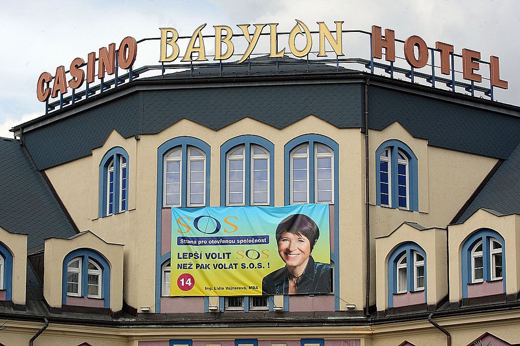 Předvolební plakáty v Liberci