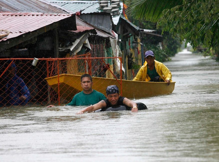 Filipíny tajfun Nalgae