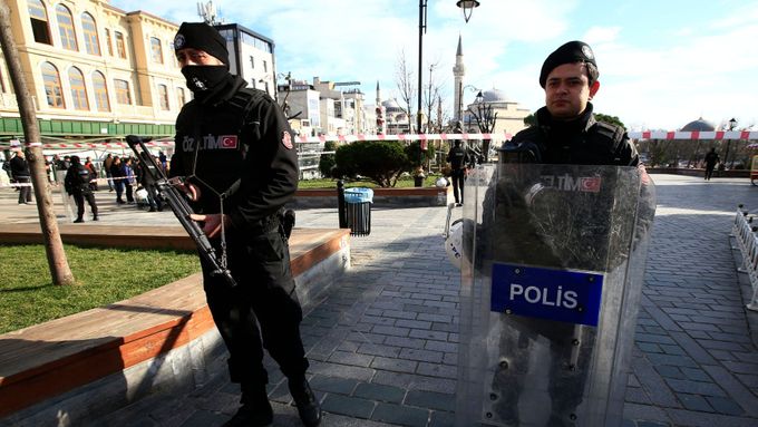 Turečtí policisté, ilustrační foto.
