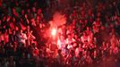 Fanoušci Ajaxu Amsterdam propašovali na stadion pyrotechniku