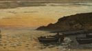Claude Monet: Pláž v Sainte Adresse.
