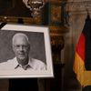 Book of condolence for late German soccer legend Franz Beckenbauer in Munich