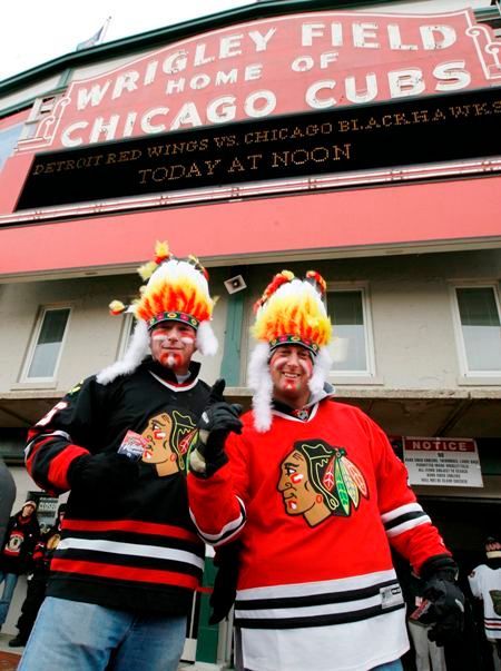 Nhl winter classic hokej chicago