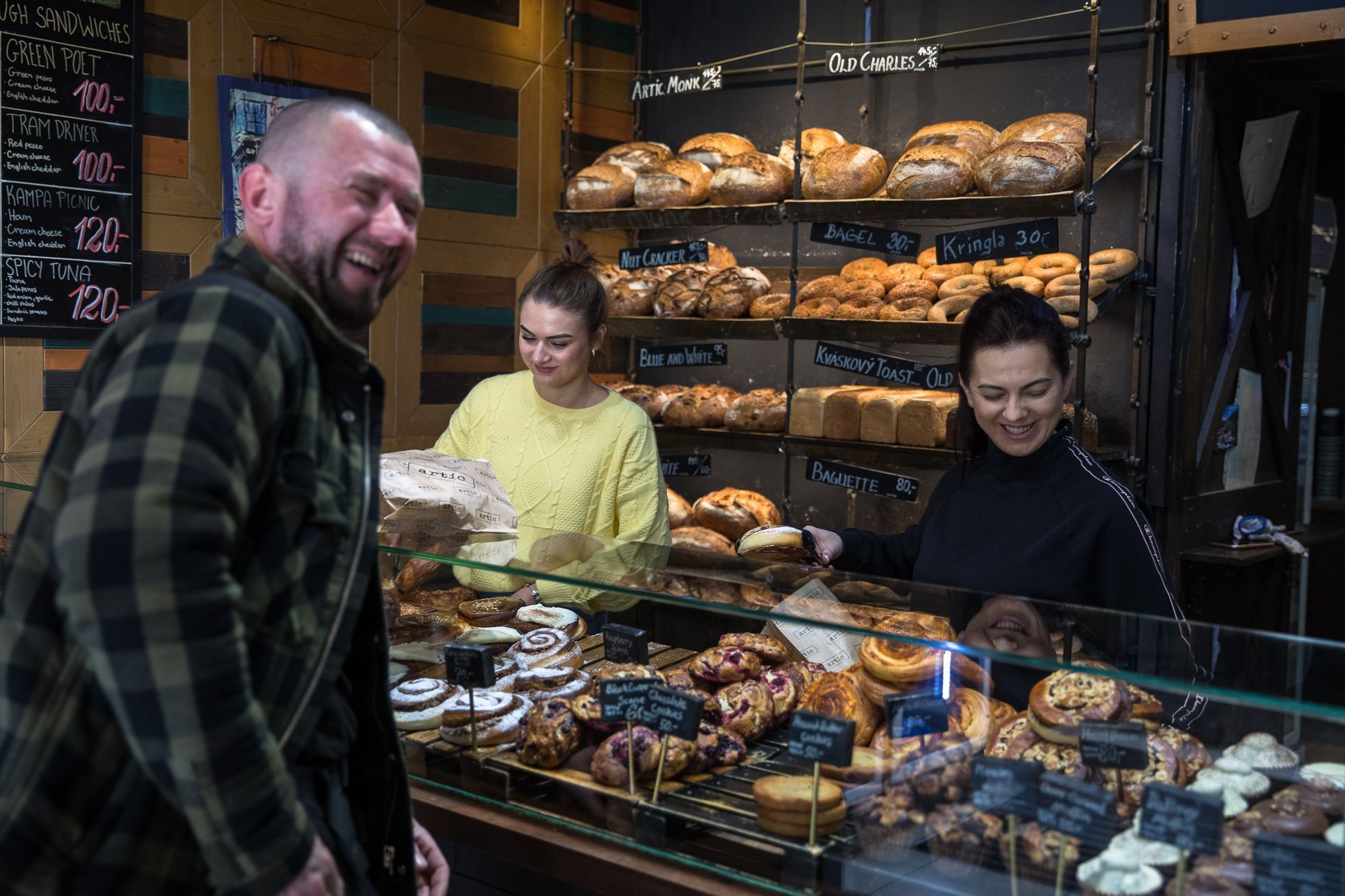 Pekařství Artic Bakehouse, pekárna, pečivo