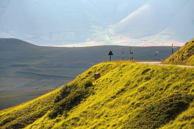 Castelluccio, dva roky po ničivém zemětřesení (využití na sociálních sítích je možné, prosím nepoužívat opakovaně, fotky nevznikly v rámci autorské smlouvy s Aktuálně.cz)