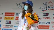 Gabriela Satková slaví titul v ME ve vodním slalomu v Praze-Troji 2020