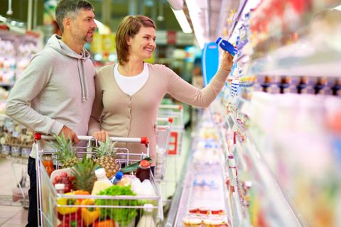 Nakupování, supermarket, ilustrační foto