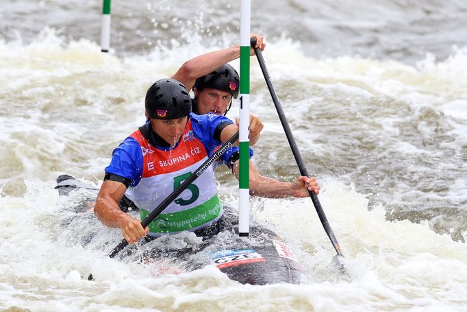 SP vodní slalom, Troja 2015: Jonáš Kašpar a Marek Šindler