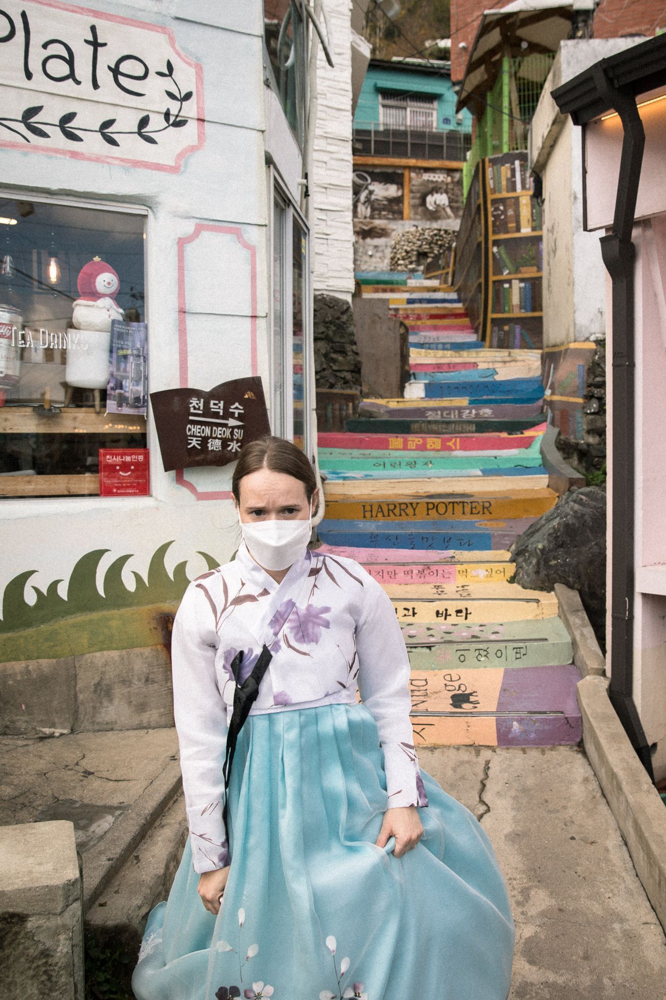 Gamcheon - kulturní vesnice, Busan, Jižní Korea