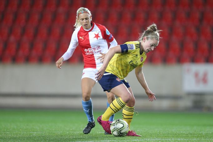 Liga mistryň, Slavia - Arsenal: Kim Littleová a Kateřina Svitková