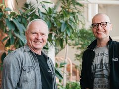 Sládci pivovarů Obora a Budějovický Budvar - Martin Novák a Petr Košin.