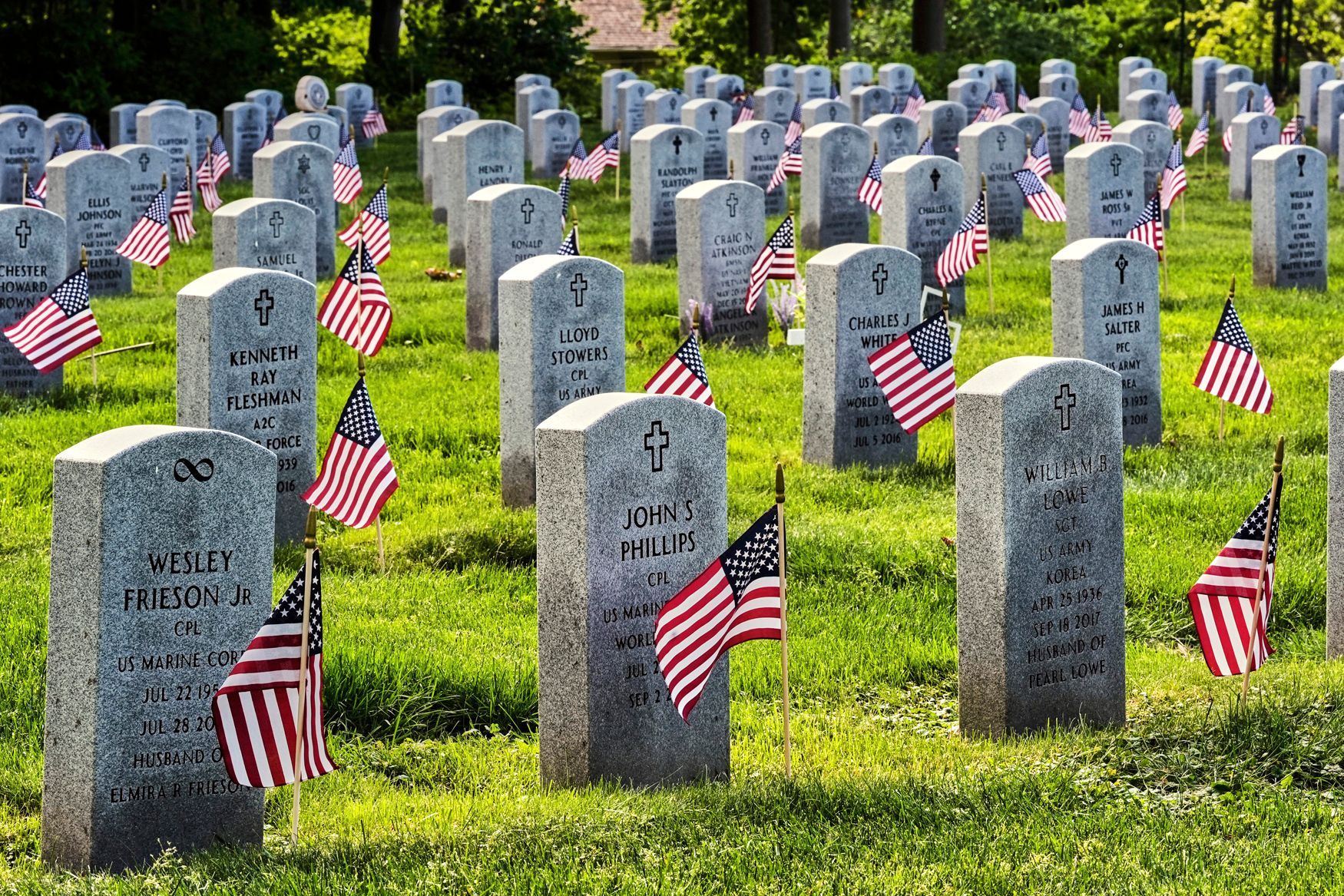 USA, Memorial day, váleční veteráni