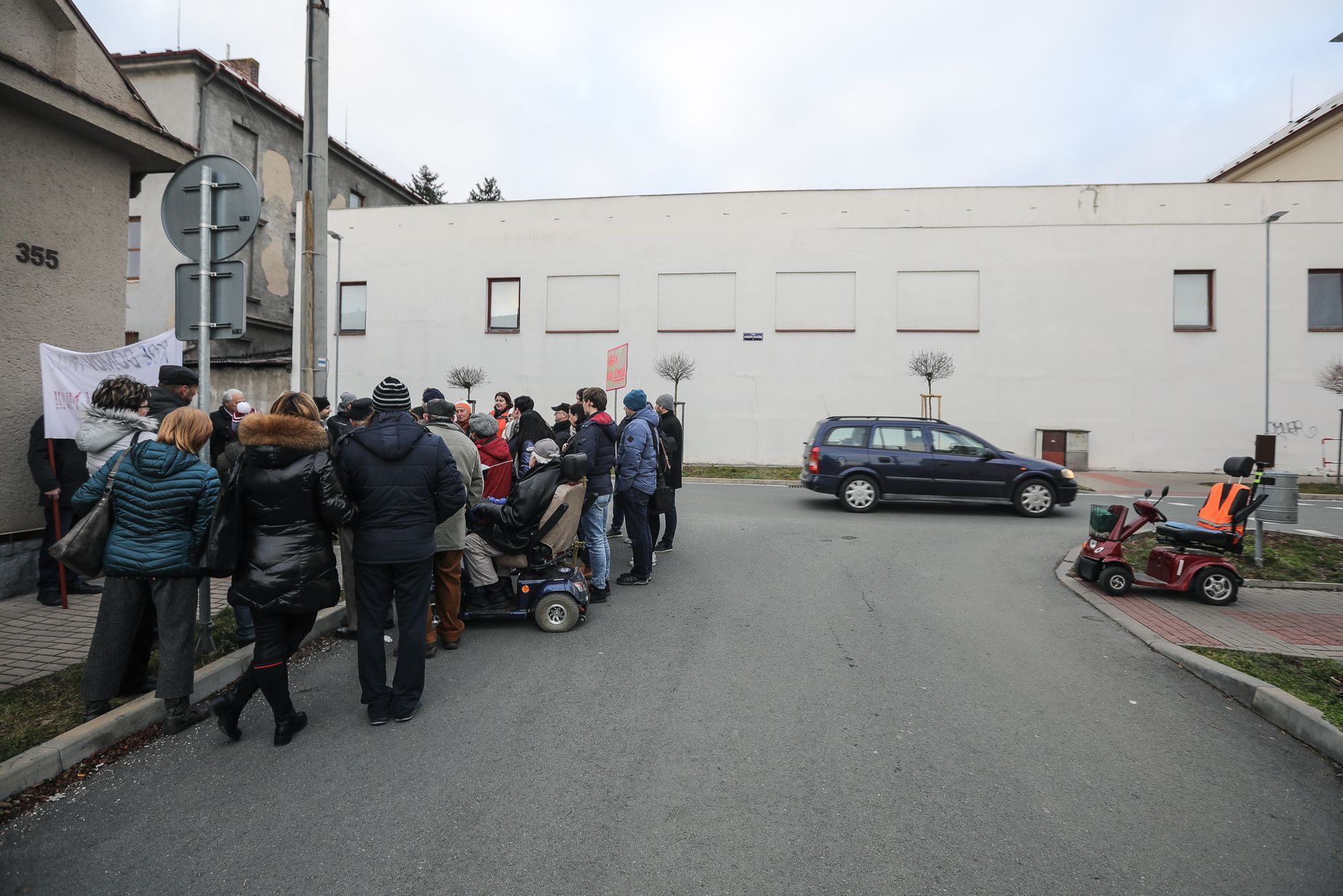 Pochod po 30. letech proti Sovětské okupaci a vojsku ve městě - Vysoké Mýto