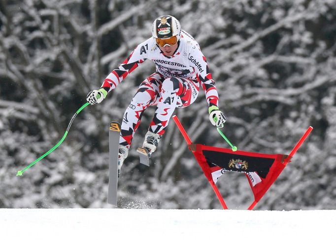 Hannes Reichelt při SP v Ga-Pa 2015