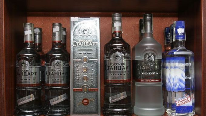 Ruská vodka - ilustrační foto
