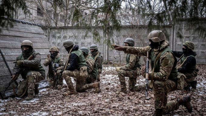 Příslušníci 3.samostatné útočné brigády ukrajinské armády.