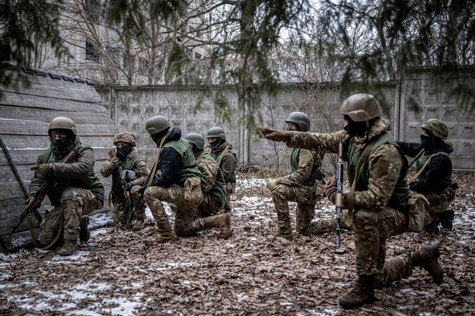 Příslušníci 3.samostatné útočné brigády ukrajinské armády.